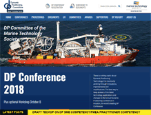 Tablet Screenshot of dynamic-positioning.com